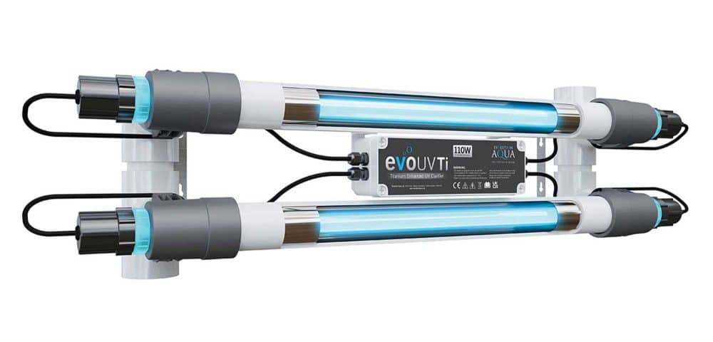 EvoUV Titanium feature use the latest technology for achieving clearer and safer water for fish and wildlife