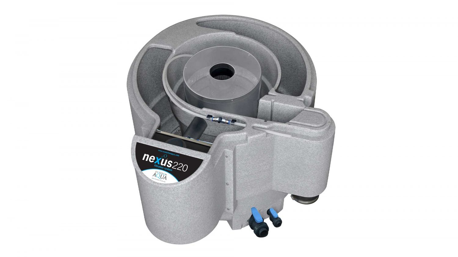 The Evolution Aqua Nexus220+ filter is a moving bed biological and mechanical filter suitable for koi ponds up to 18mยณ. The award winning Nexus Plus Filter design offers koi enthusiasts excellent value for money and is cost-effective to run.