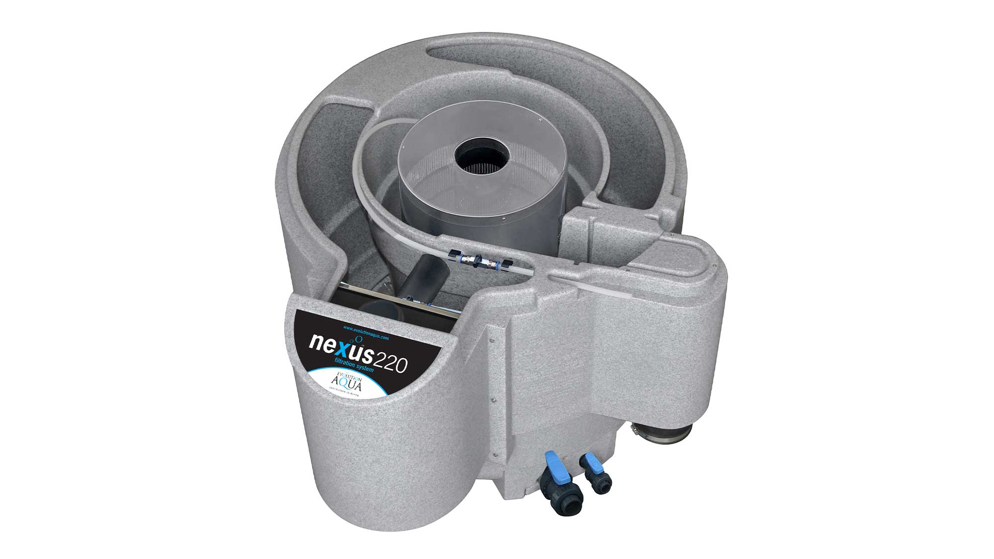 The Evolution Aqua Nexus220+ filter is a moving bed biological and mechanical filter suitable for koi ponds up to 18mยณ. The award winning Nexus Plus Filter design offers koi enthusiasts excellent value for money and is cost-effective to run.