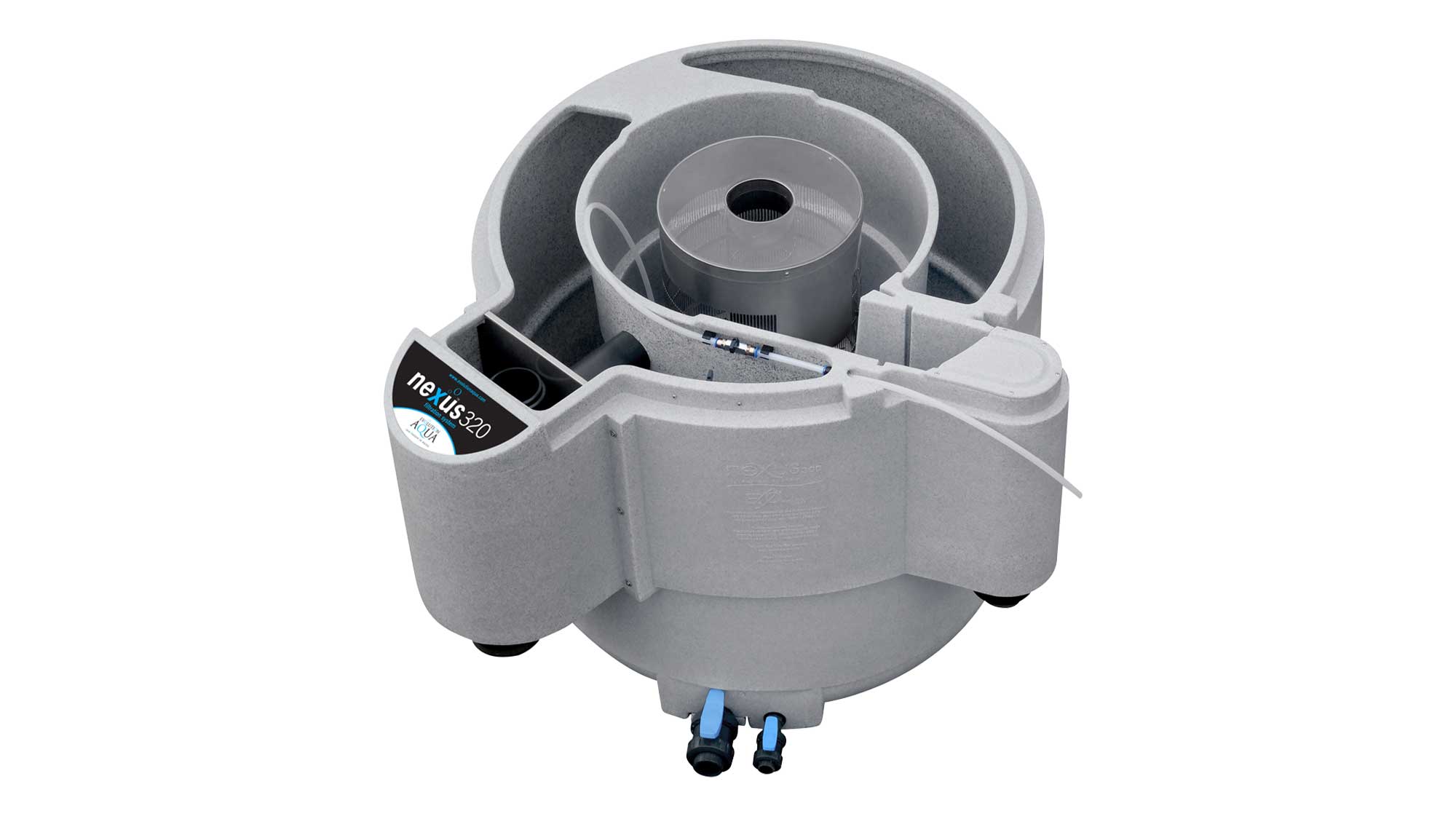 The Evolution Aqua Nexus320+ filter is a moving bed biological and mechanical filter suitable for koi ponds up to 34mยณ. The award winning Nexus Plus Filter design offers koi enthusiasts excellent value for money and is cost-effective to run.