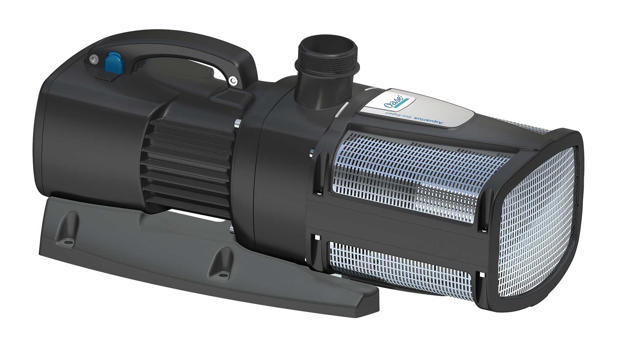 OASE104755-Aquarius-Eco-Expert-36000 Oase Aquarius Eco Expert 36000 is a powerful water pump with 10 metres vertical lift ideal for supplying water to large fountains, waterfalls and streams.