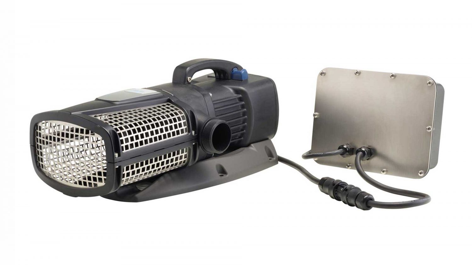 The Oase AquaMax Eco Expert 20000 12v is a powerful swim pond pump for supplying water to filters systems, waterfalls, and streams.