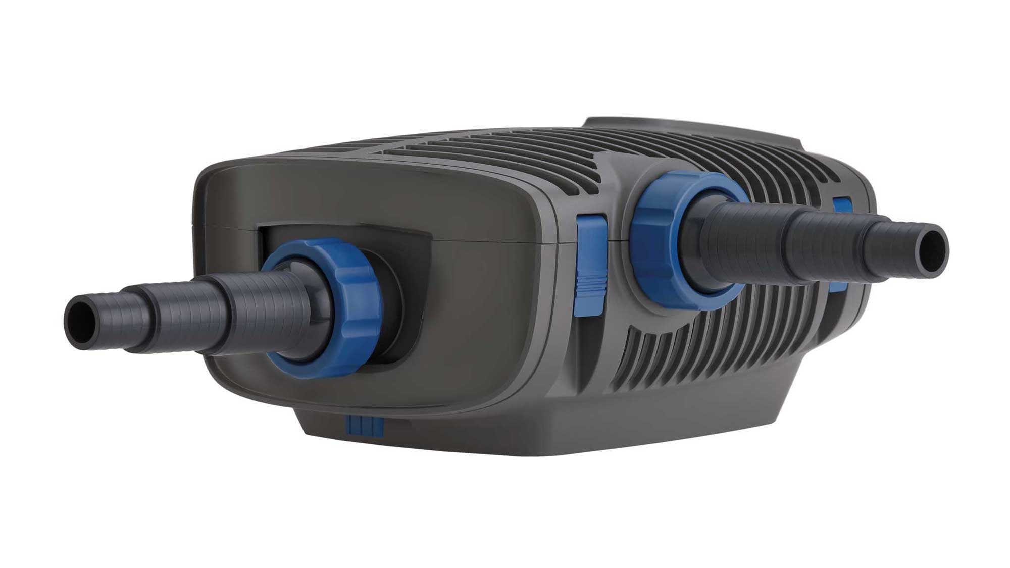 OASE104940-AquaMaxEcoPremium20000 The Oase Aquamax Eco Premium 20000 is an energy-efficient filter drawing water from two locations useful when supplying water to a pond filter.