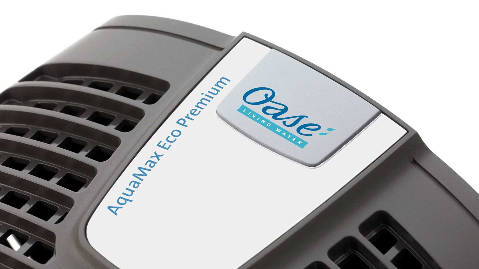 OASE104956-AquaMaxEcoPremium8000 The Oase Aquamax Eco Premium 8000 is an energy-efficient filter and watercourse pump with an extra inlet.
