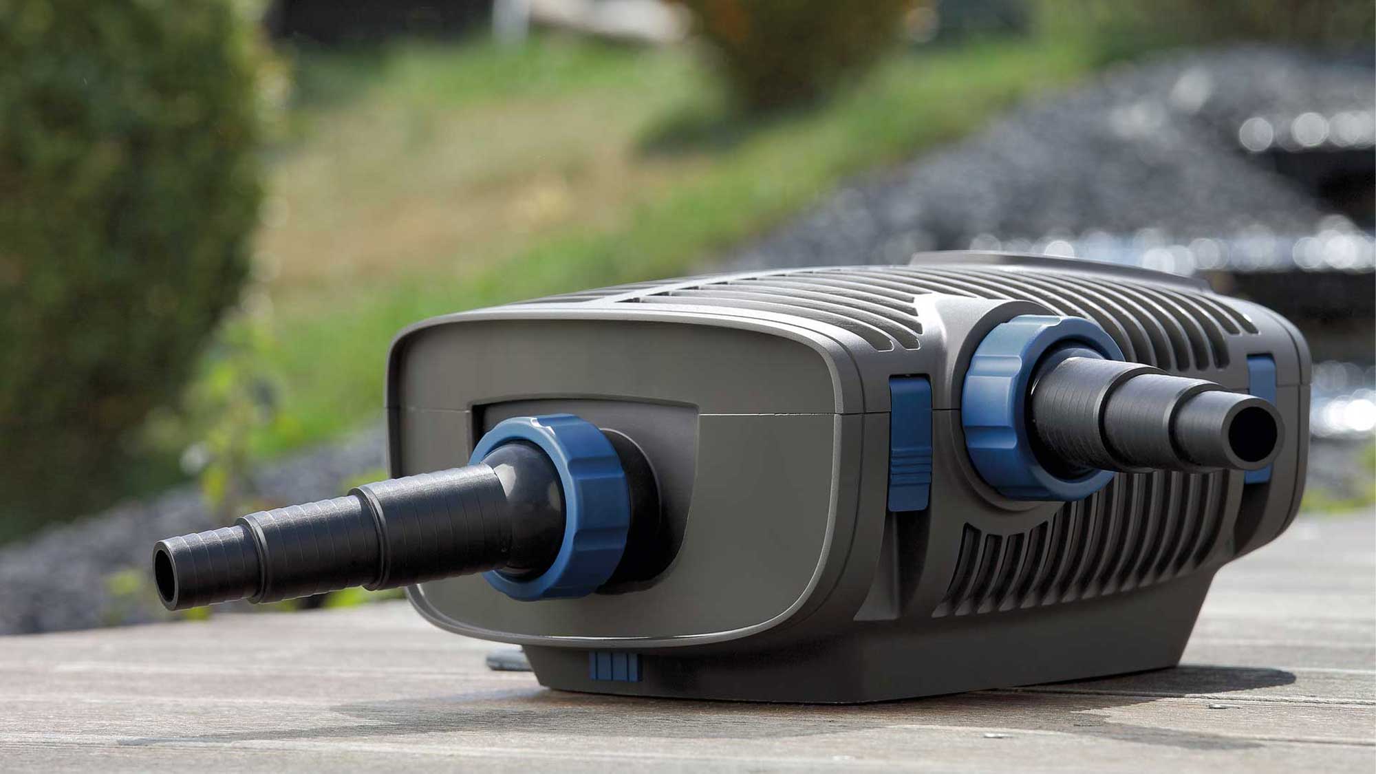OASE105003-AquaMaxEcoPremium12000-12V The Oase Aquamax Eco Premium 12000 12v is designed for supplying water to swim pond filters and watercourses.