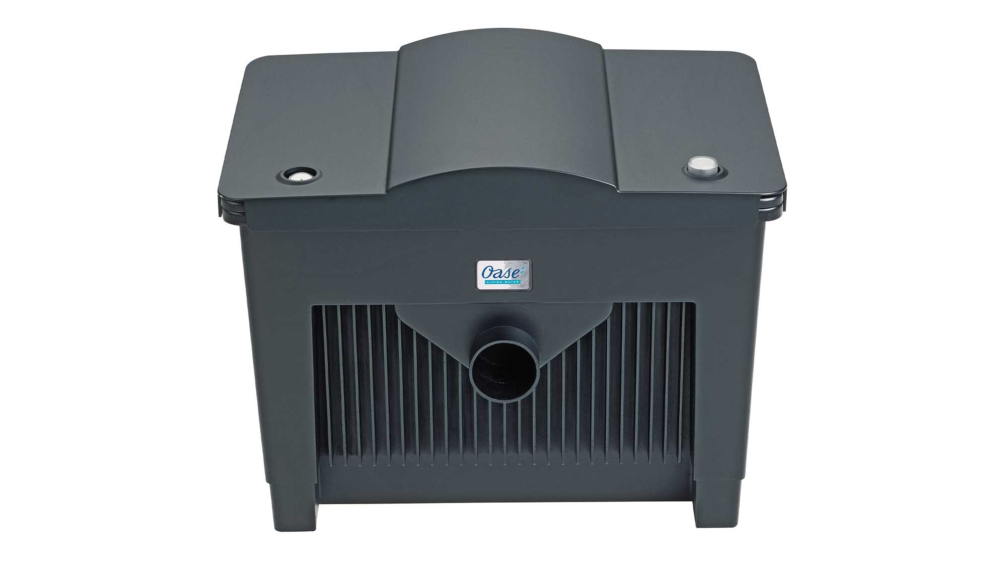 OASE105566-BioSmart18000 The Oase BioSmart 18000 through-flow filter has special foam media to break down pond waste.