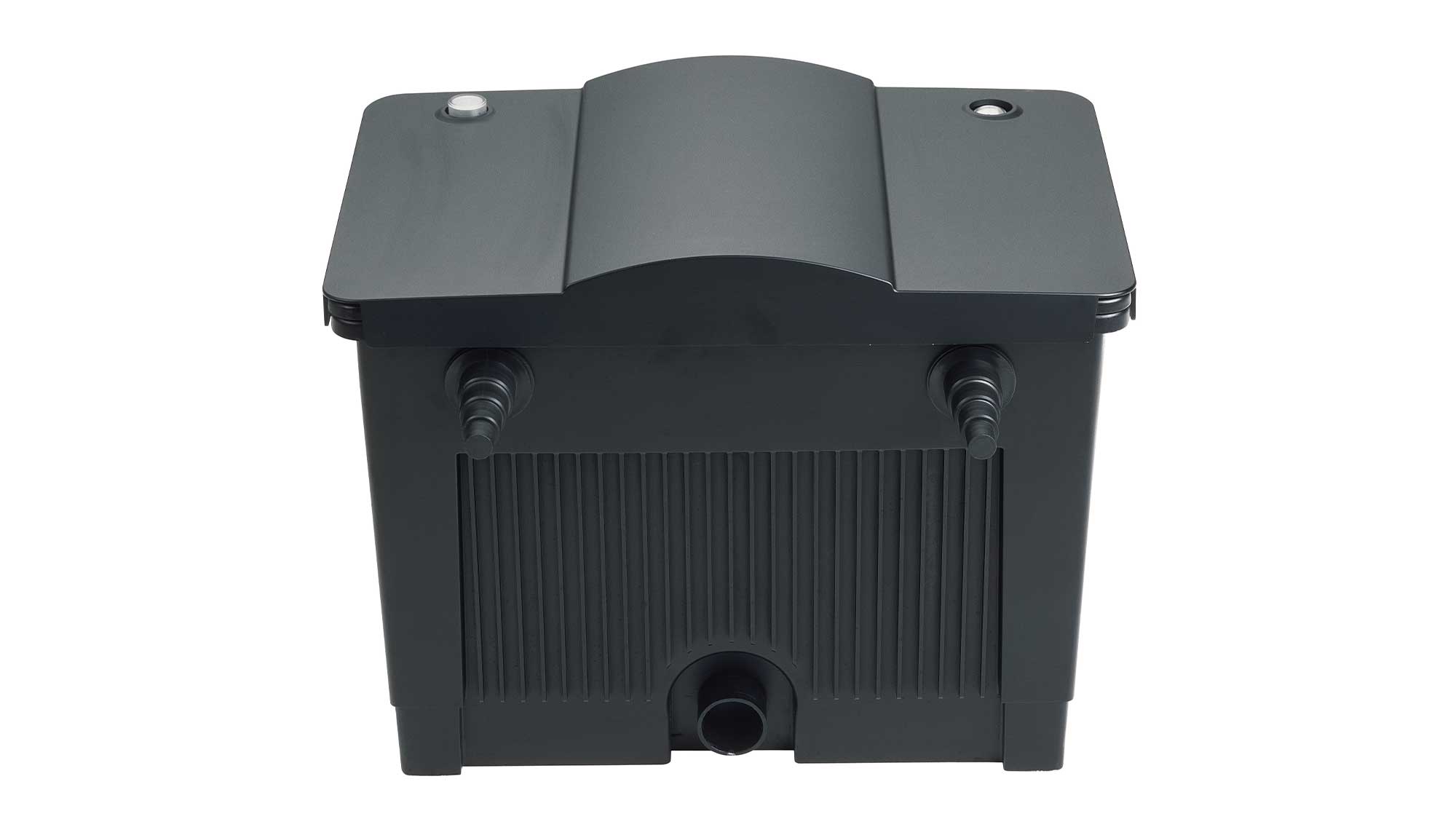 OASE105570-BioSmart18000 The Oase BioSmart 18000 through-flow filter has special foam media to break down pond waste.