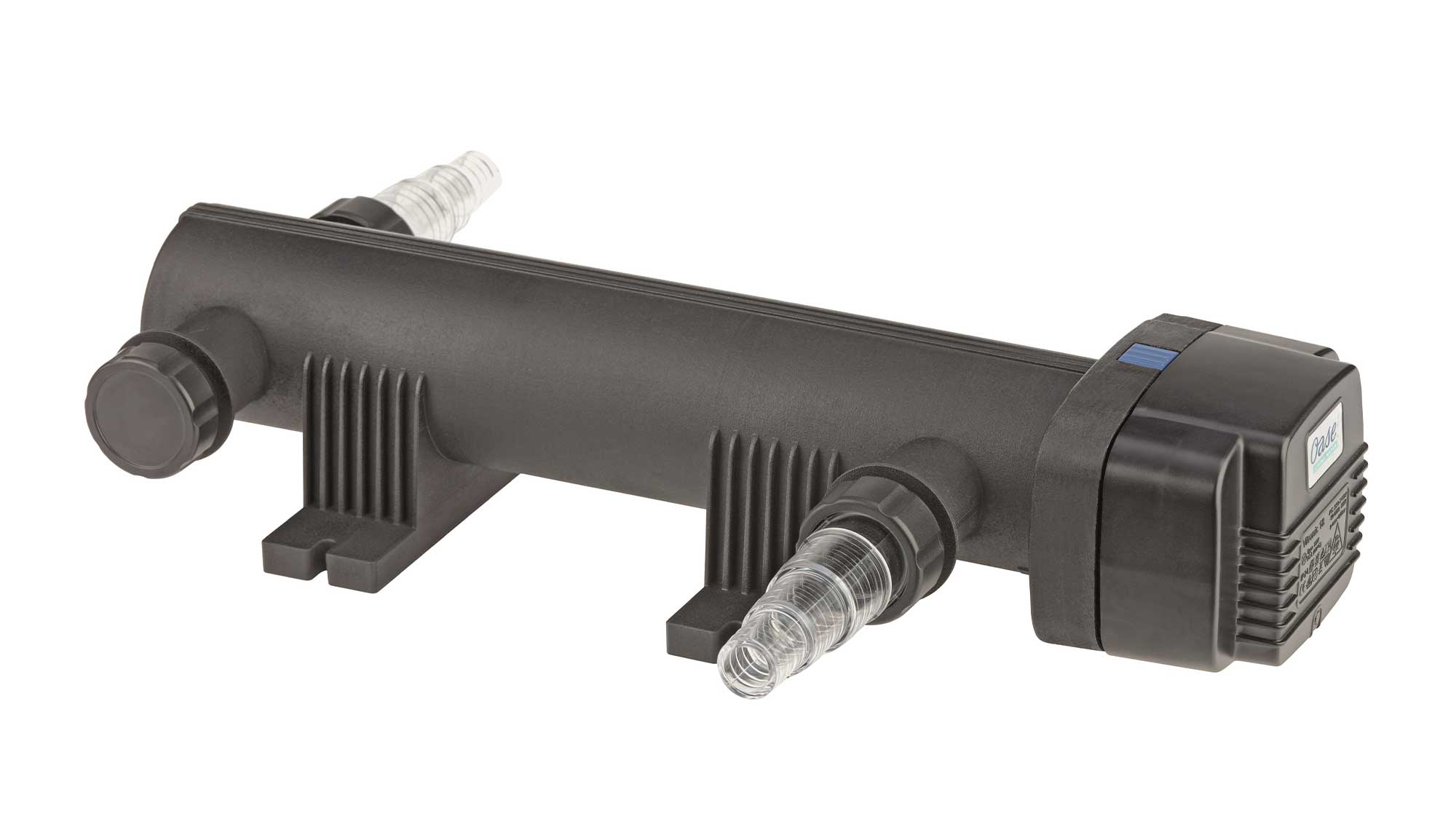 OASE106331-Vitronic24W The Oase Vitronic 24W UV ensures clear water in natural ponds to 25mยณ and goldfish ponds up to 12.5mยณ killing algae that causes green water.