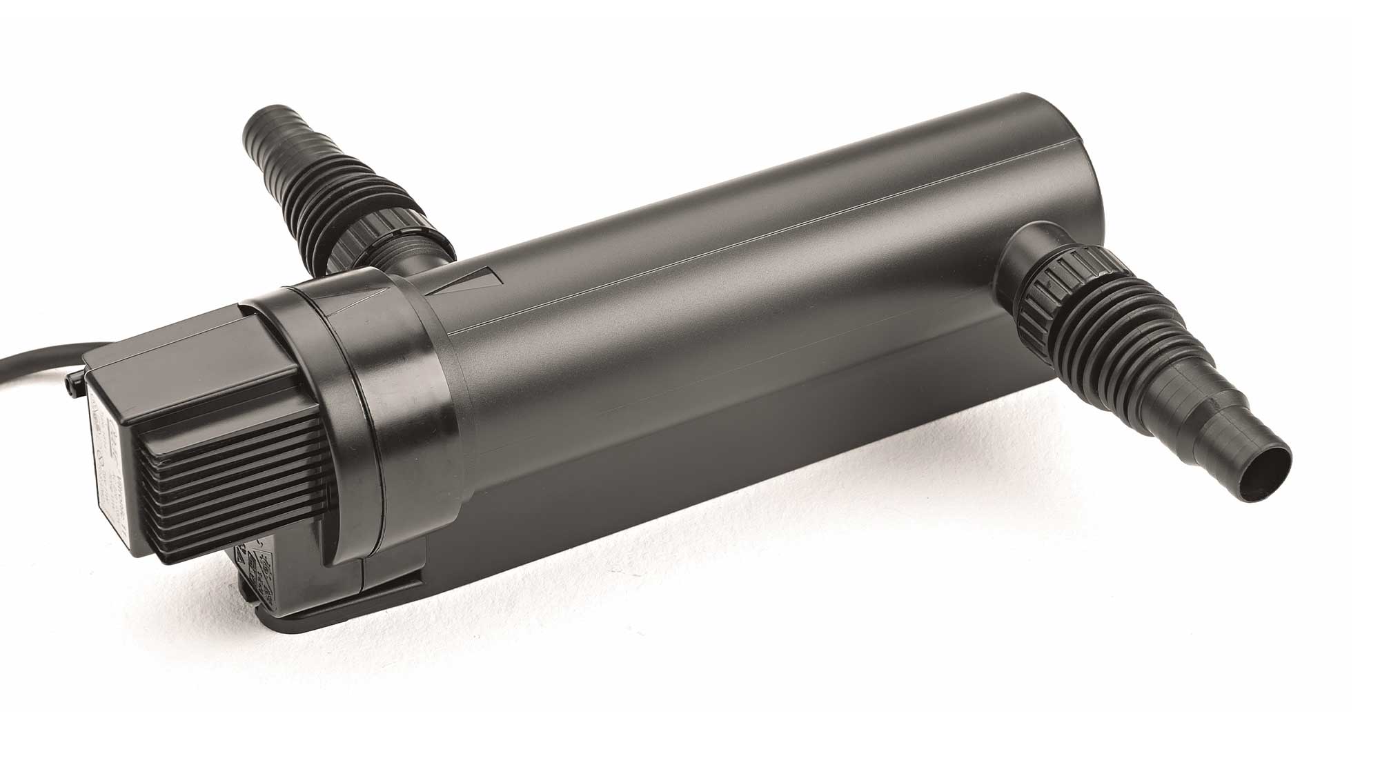 OASE106343-Vitronic11W The Oase Vitronic 11W UV ensures clear water in natural ponds to 10mยณ and goldfish ponds up to 5mยณ killing algae that causes green water.