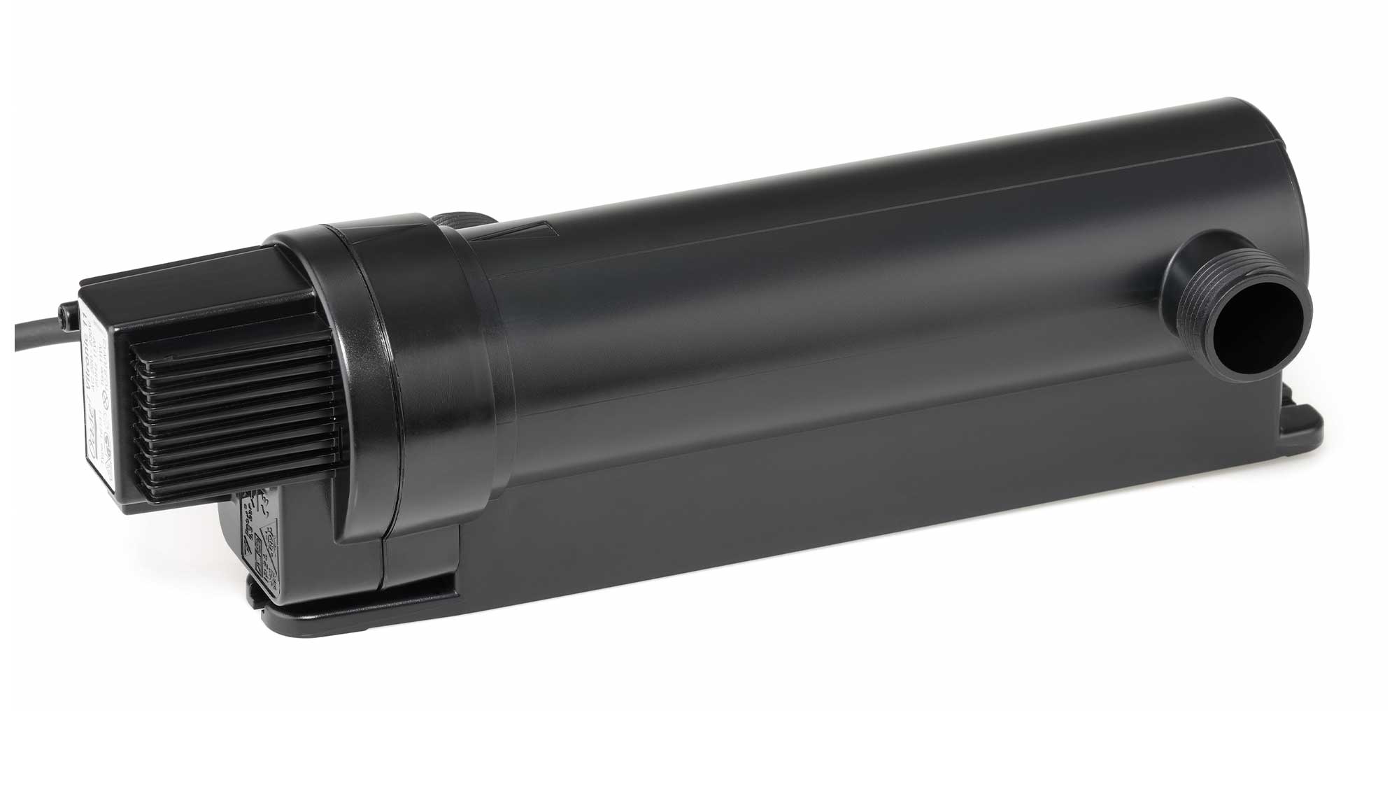 OASE106349-Vitronic11W The Oase Vitronic 11W UV ensures clear water in natural ponds to 10mยณ and goldfish ponds up to 5mยณ killing algae that causes green water.