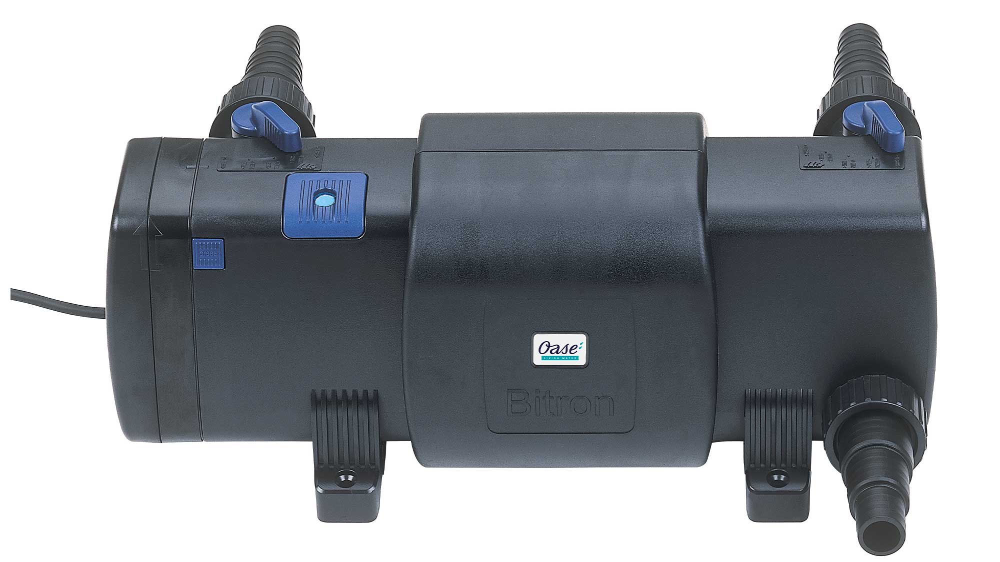 The Oase Bitron C 24W is a UV clarifier for ensuring clear water in wildlife and goldfish ponds. UV light kills unicellular algae that cause green water.