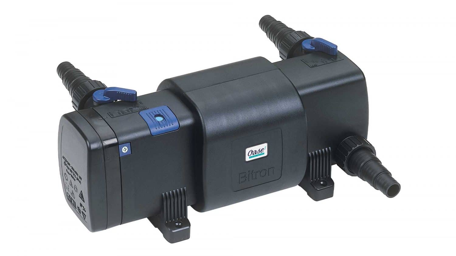 The Oase Bitron C 24W is a UV clarifier for ensuring clear water in wildlife and goldfish ponds. UV light kills unicellular algae that cause green water.