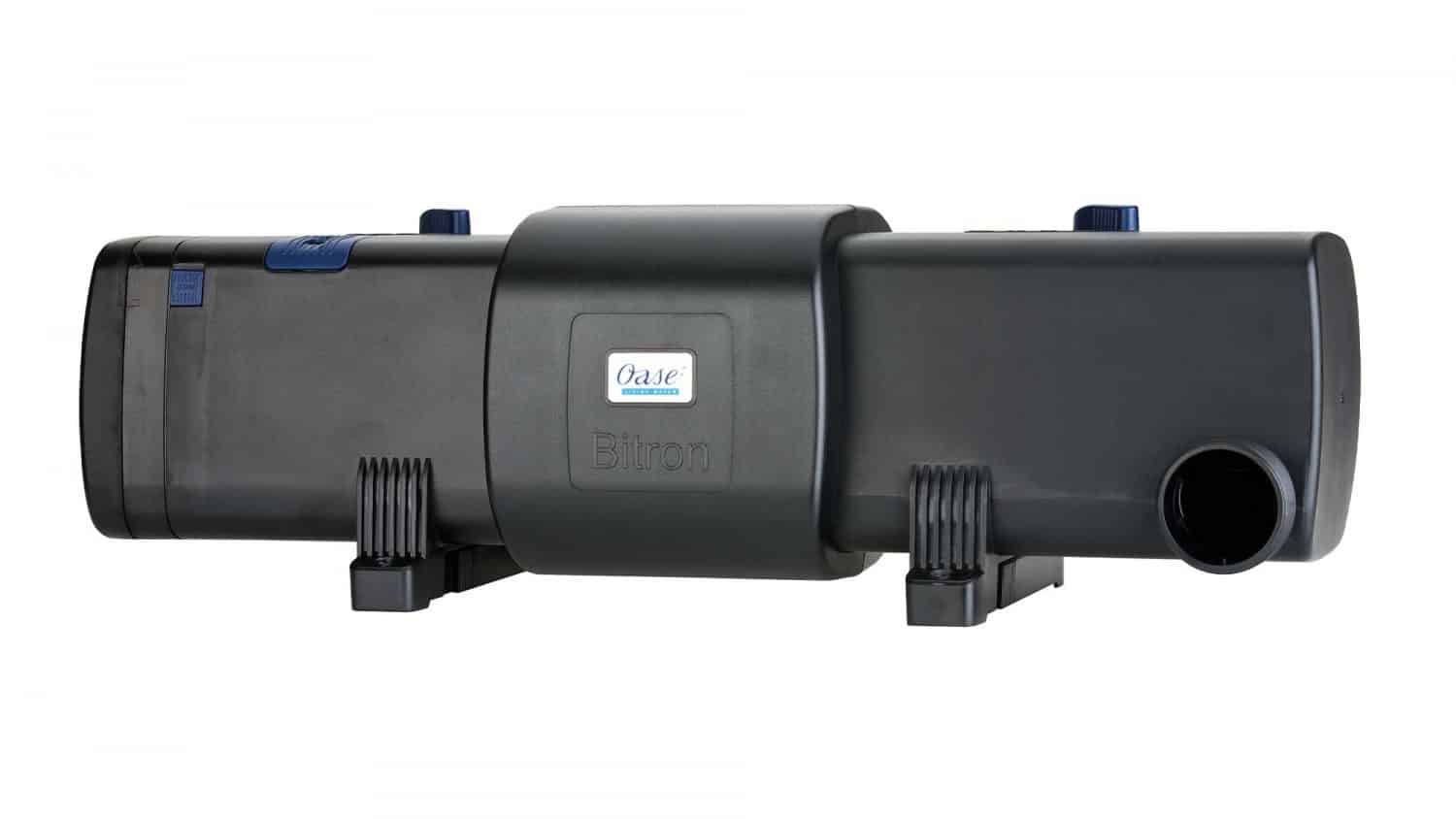 The Oase Bitron C 36W is a UV clarifier for clear water in larger wildlife and goldfish ponds. UV light kills unicellular algae that cause green water.