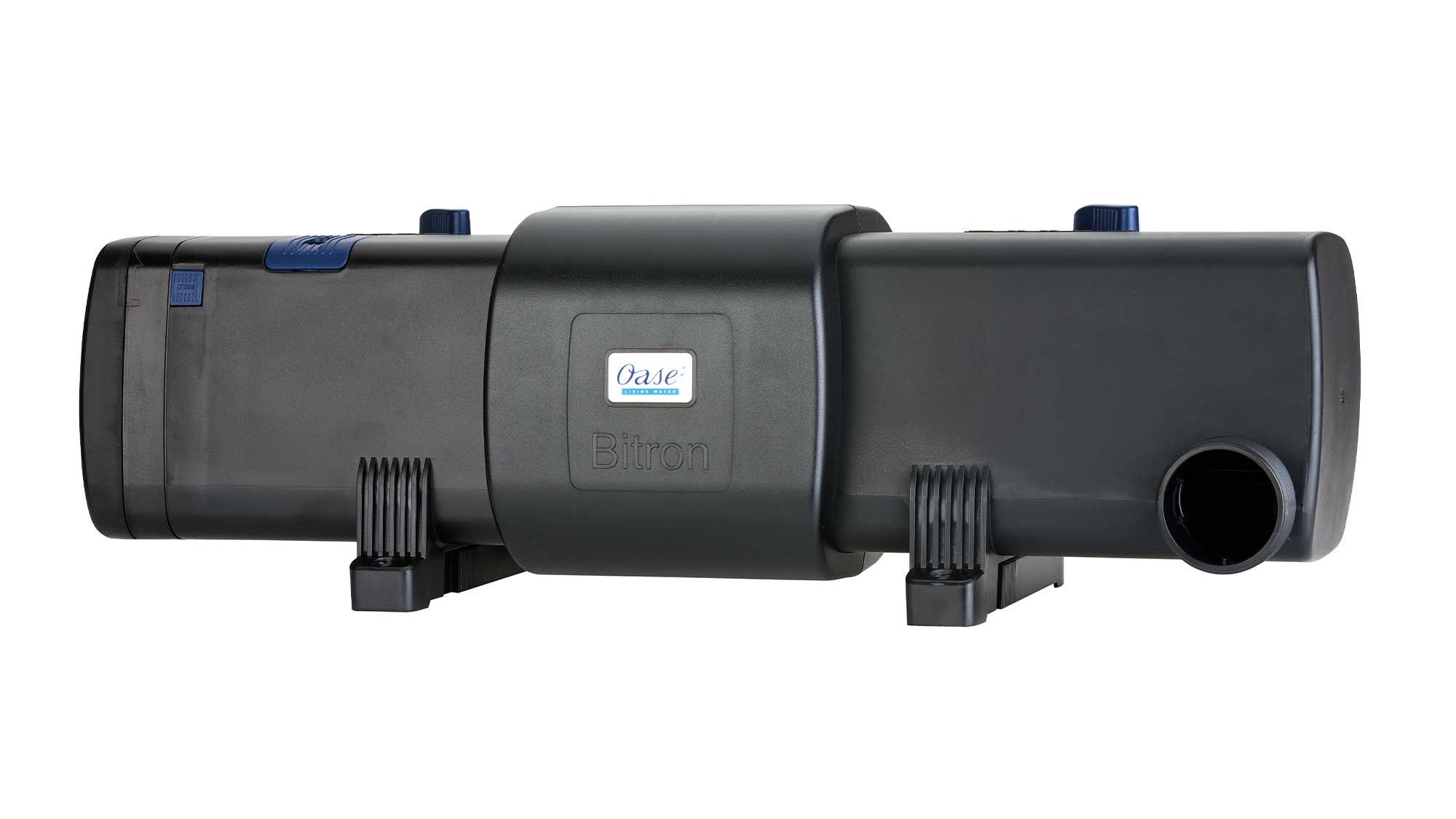 The Oase Bitron C 36W is a UV clarifier for clear water in larger wildlife and goldfish ponds. UV light kills unicellular algae that cause green water.