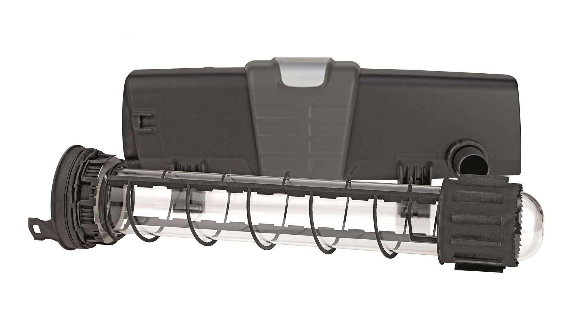 Oase Bitron Eco 180W The Oase Bitron Eco 180W is a energy-efficient UV clarifier for large koi ponds and swim ponds that can save you up to 50% on electricity bills.