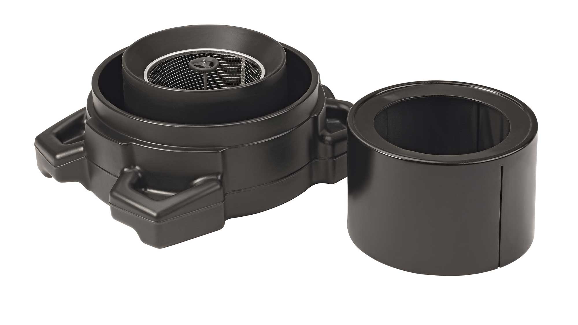 OASE107140-ProfiSkim100 The Oase ProfiSkim 100 is a powerful pond skimmer for installation in shallow water areas. It provides suction cleaning of pond surfaces up to 80m2.
