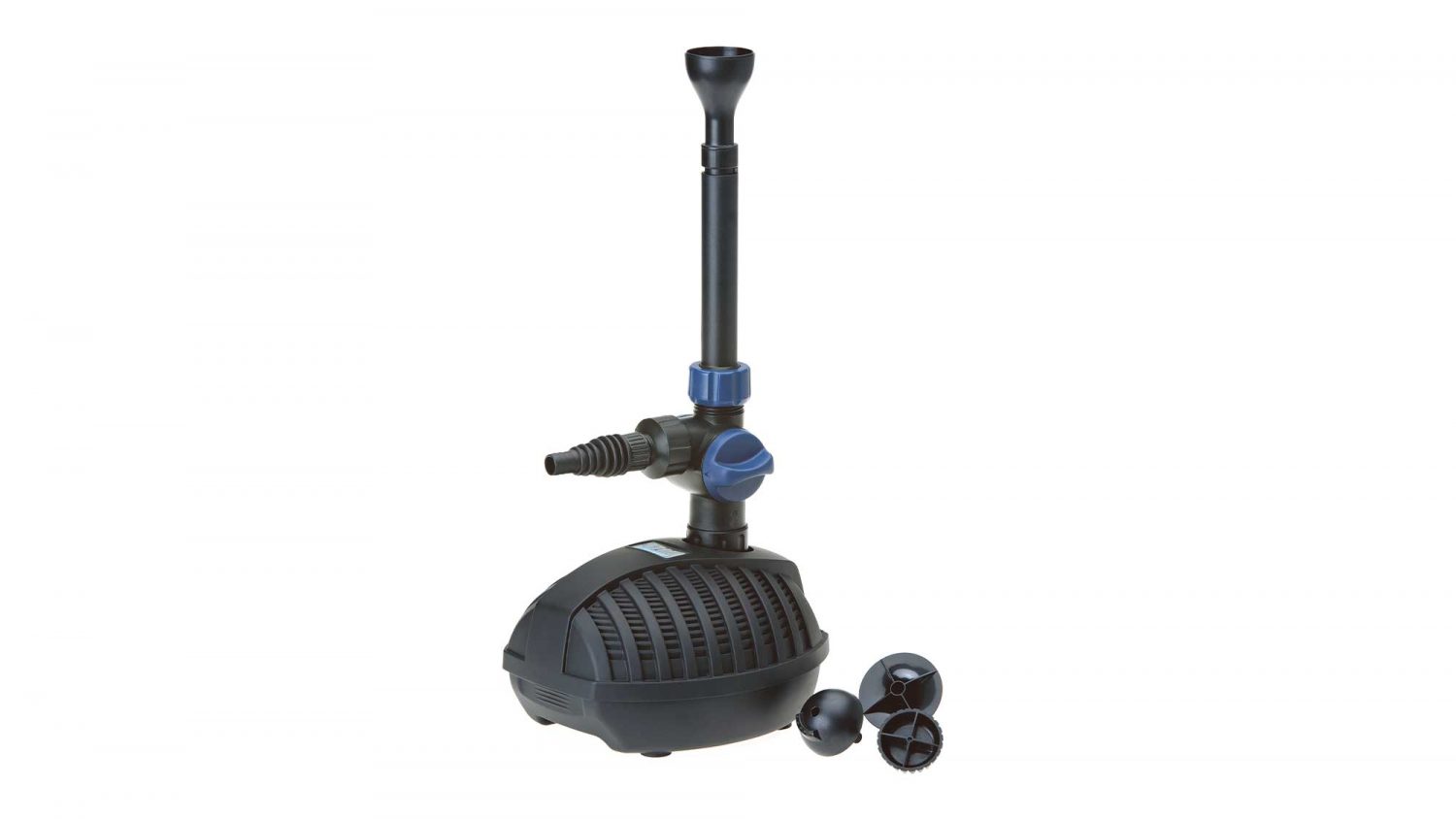 The Oase Aquarius Fountain Set Classic 1000 is an energy-efficient fountain pump with choice of three displays: traditional, bell, and fan.