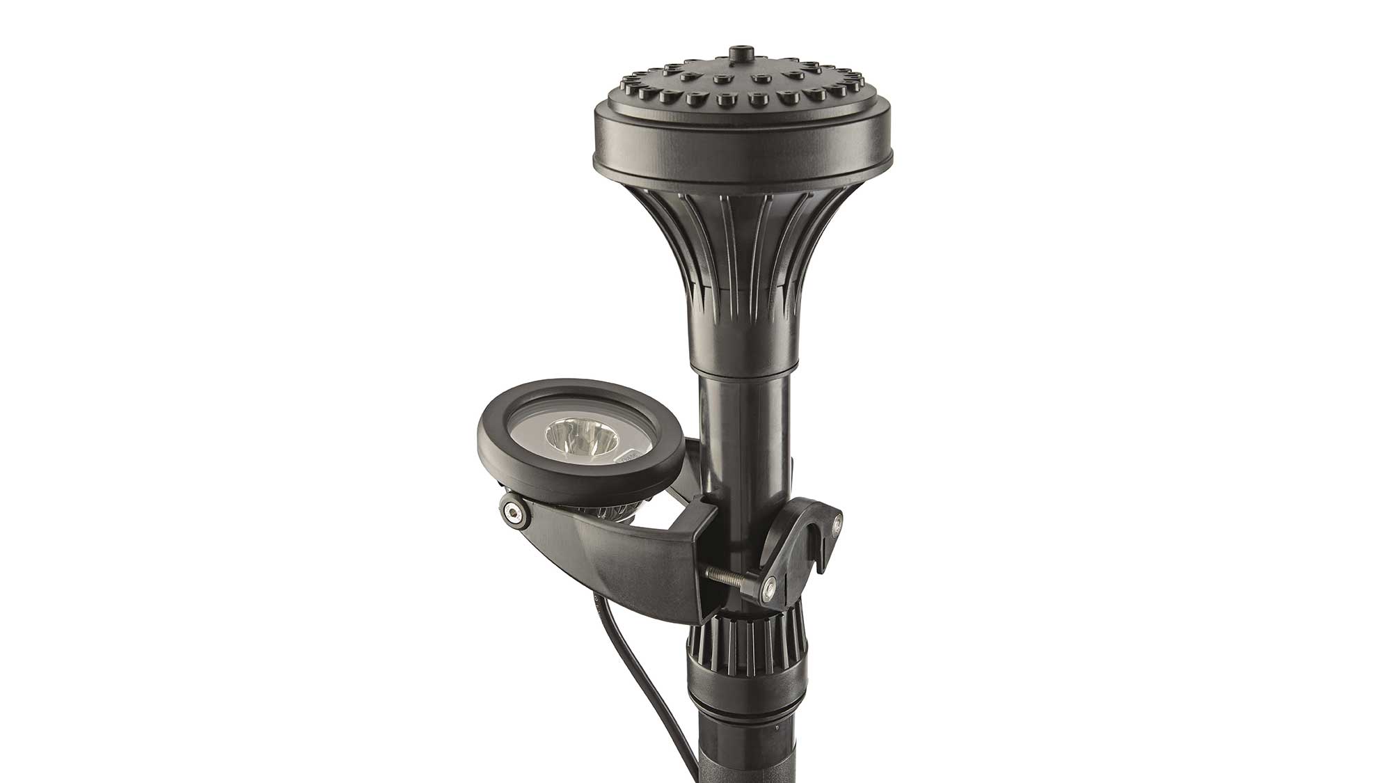 OASE109482-LunAquaPowerLED-W The Oase LunAqua Power LED Set 1 consists of one extremely powerful pond light plus transformer.