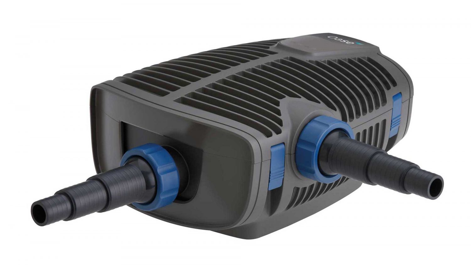 The Oase Aquamax Eco Premium 21000 is an energy-efficient filter and watercourse pump with an extra inlet to draw water from 2 locations.