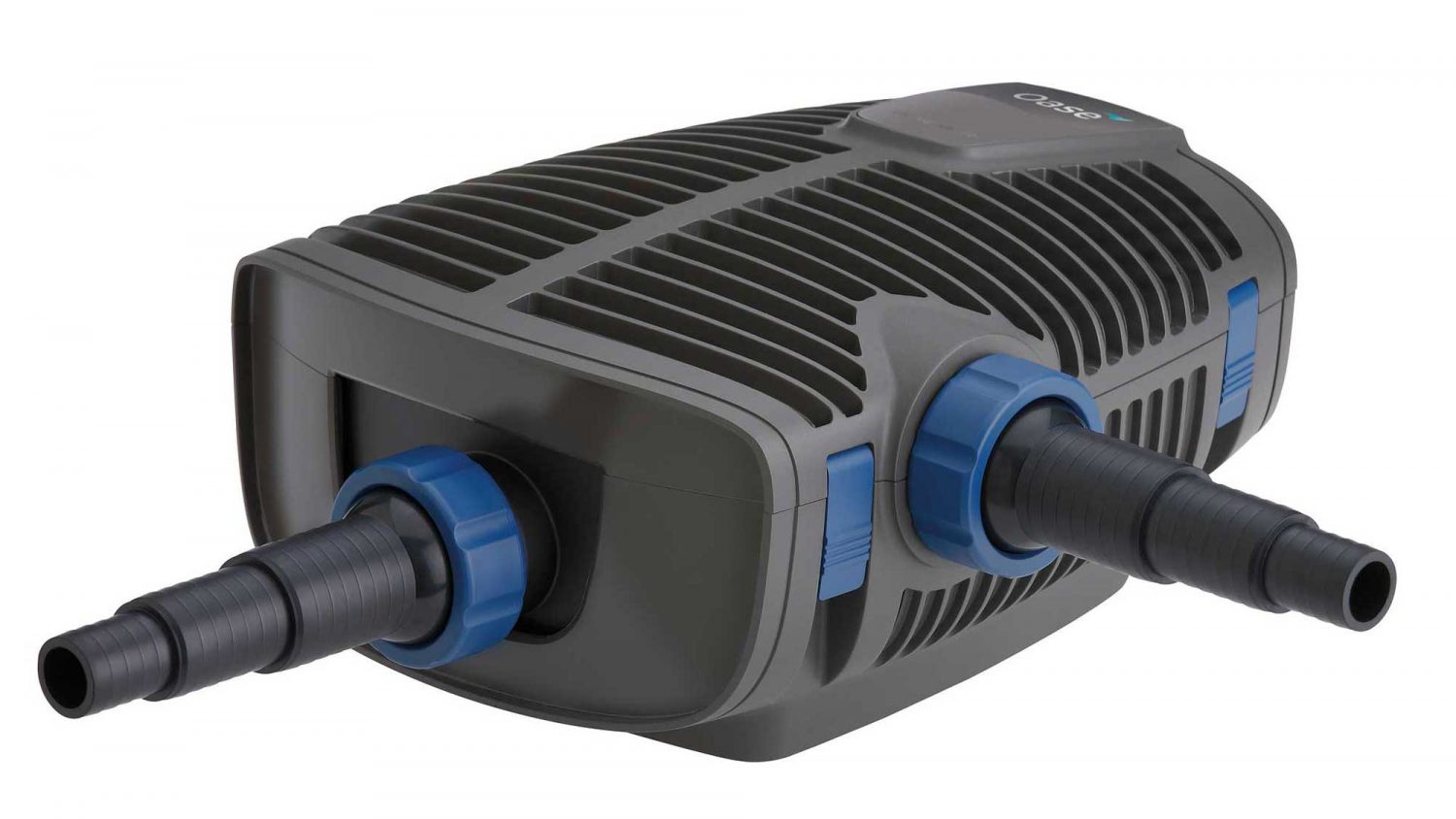 The Oase Aquamax Eco Premium 5000 is an energy-efficient filter and watercourse pump with an extra inlet.