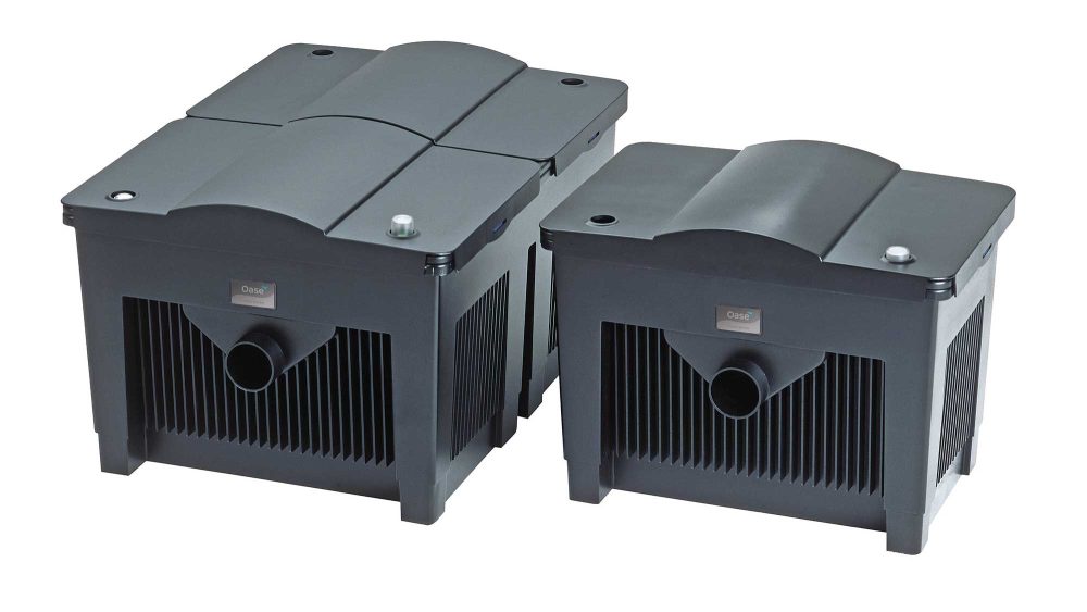 How to choose a pond filter 3 The Oase BioSmart 18000 through-flow filter has special foam media to break down pond waste.