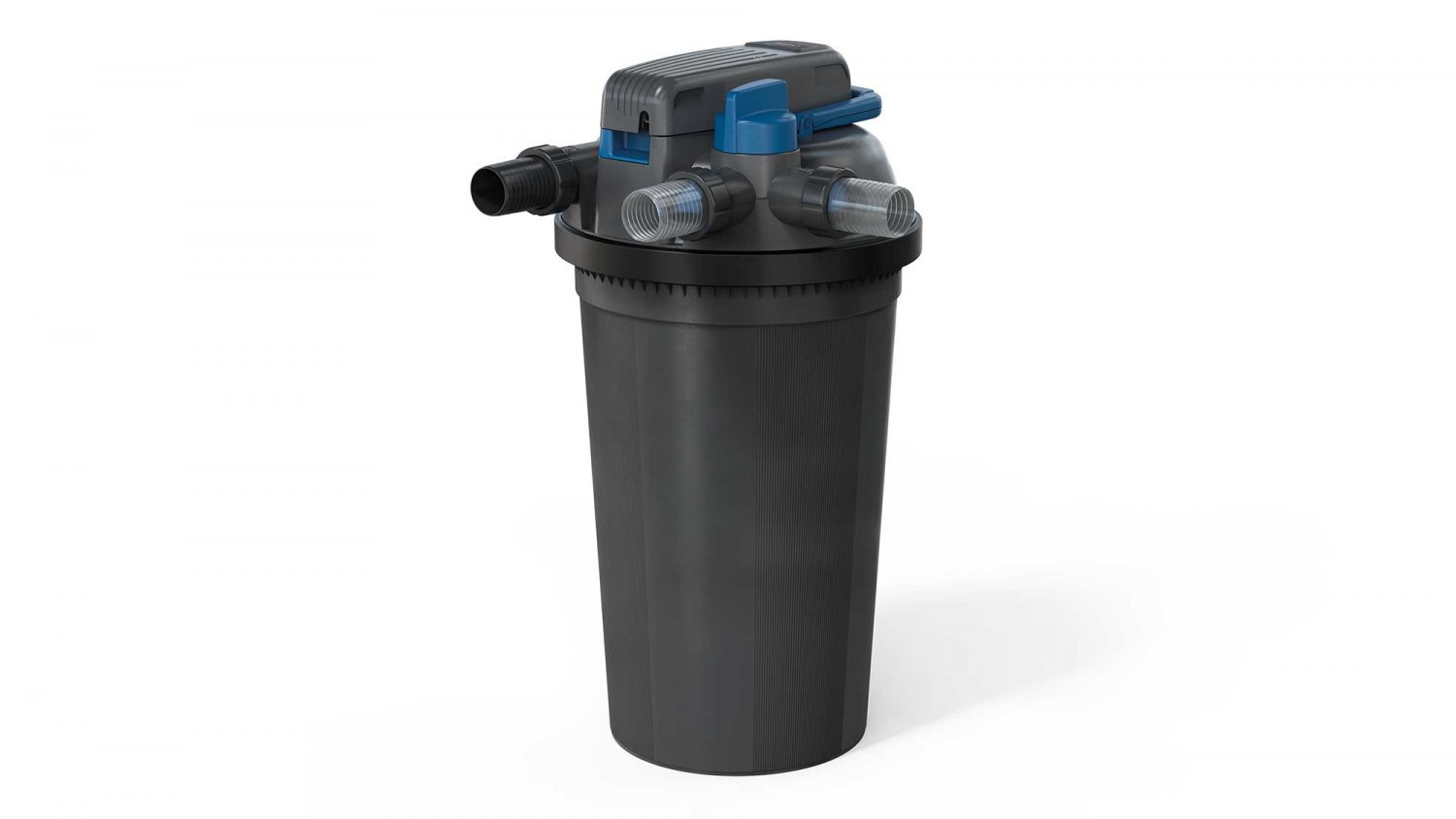 The FiltoClear 31000 is suitable for natural ponds up to 31mยณand goldfish ponds up to 15mยณ.