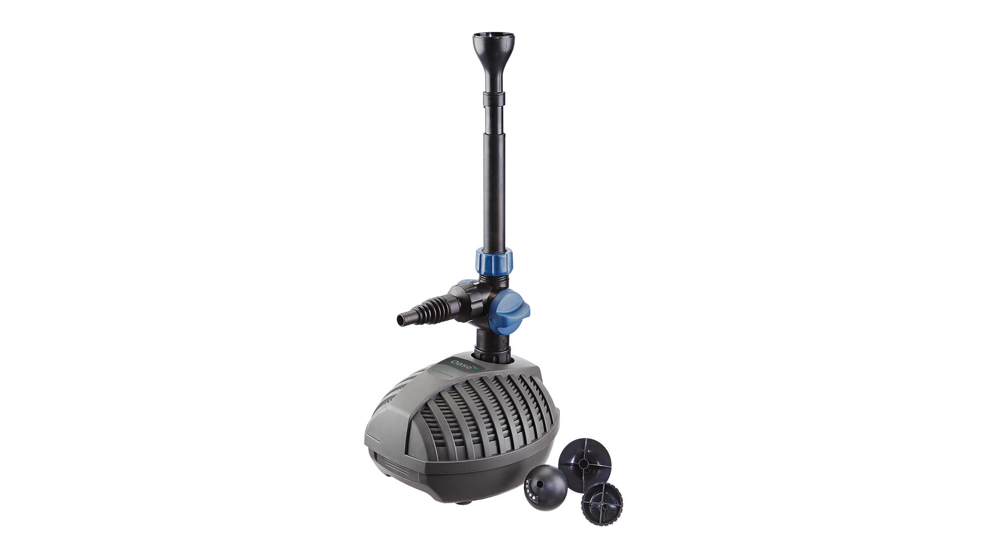 Aquarius Fountain Set Classic 750 The Oase Aquarius Fountain Set Classic 750 is an energy-efficient fountain pump with choice of three displays: traditional, bell, and fan.