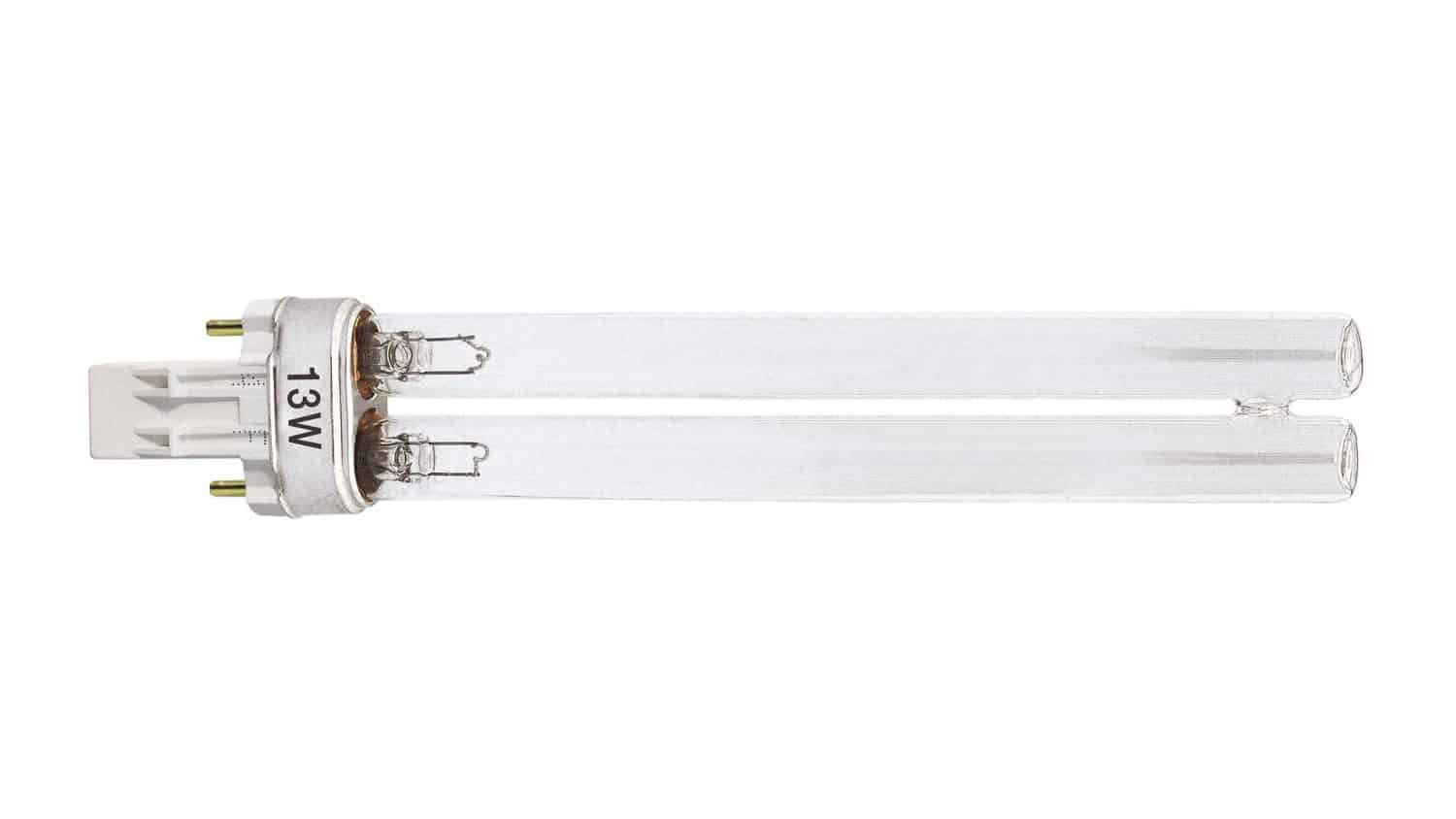 Genuine replacement Oase 13W UVC bulb. UV bulbs have a lifespan of approximately 1 year, and should therefore be changed annually.