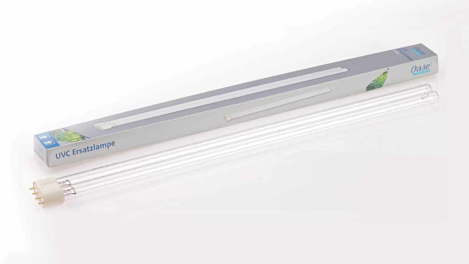 Genuine replacement Oase 60W UV bulb. UV bulbs have a lifespan of approximately 1 year, and should therefore be changed annually.