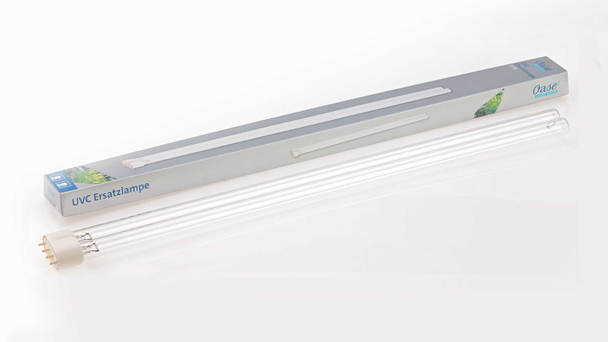 Genuine replacement Oase 60W UV bulb. UV bulbs have a lifespan of approximately 1 year, and should therefore be changed annually.