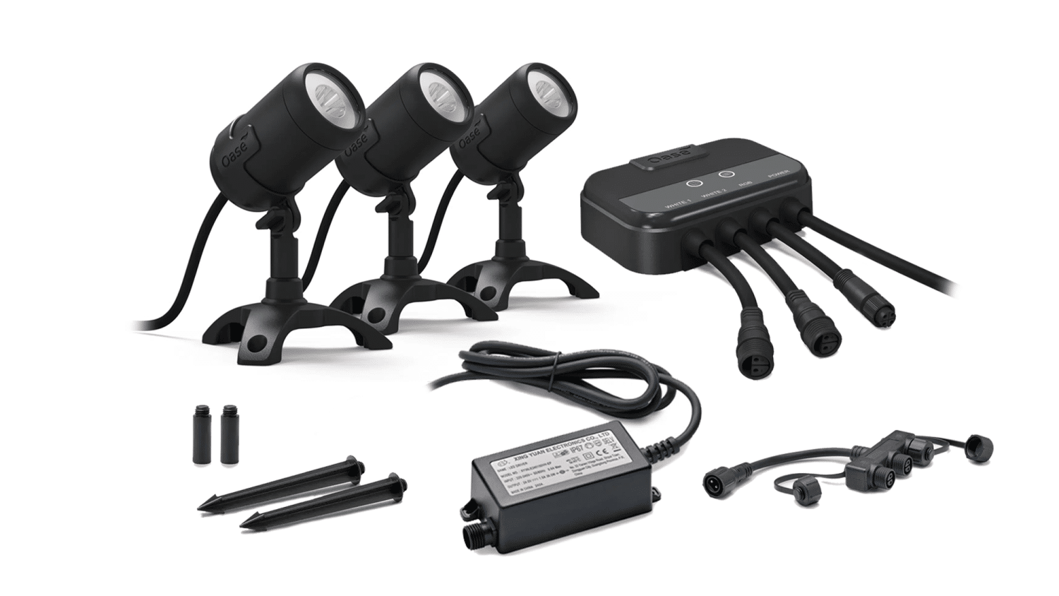 LunAqua Connect Complete Set 3 RGB Spots