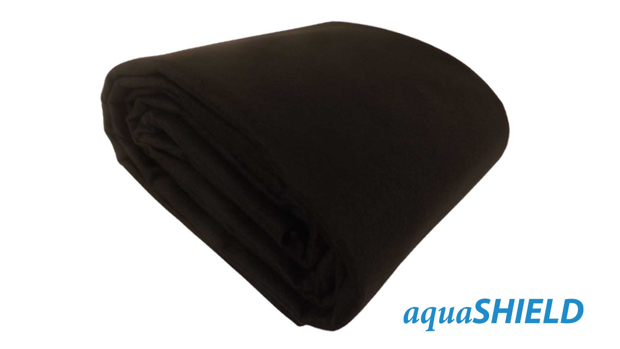 aquaSHIELD Heavy Duty Pond Liner Underlay Our black 275g aquaSHIELD Heavy Duty Pond Liner Underlay provides the ultimate protective layer beneath your pond liner, helping to prevent punctures from sharp stones and roots.